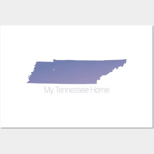 My Tennessee Home - Moon Sliver Posters and Art